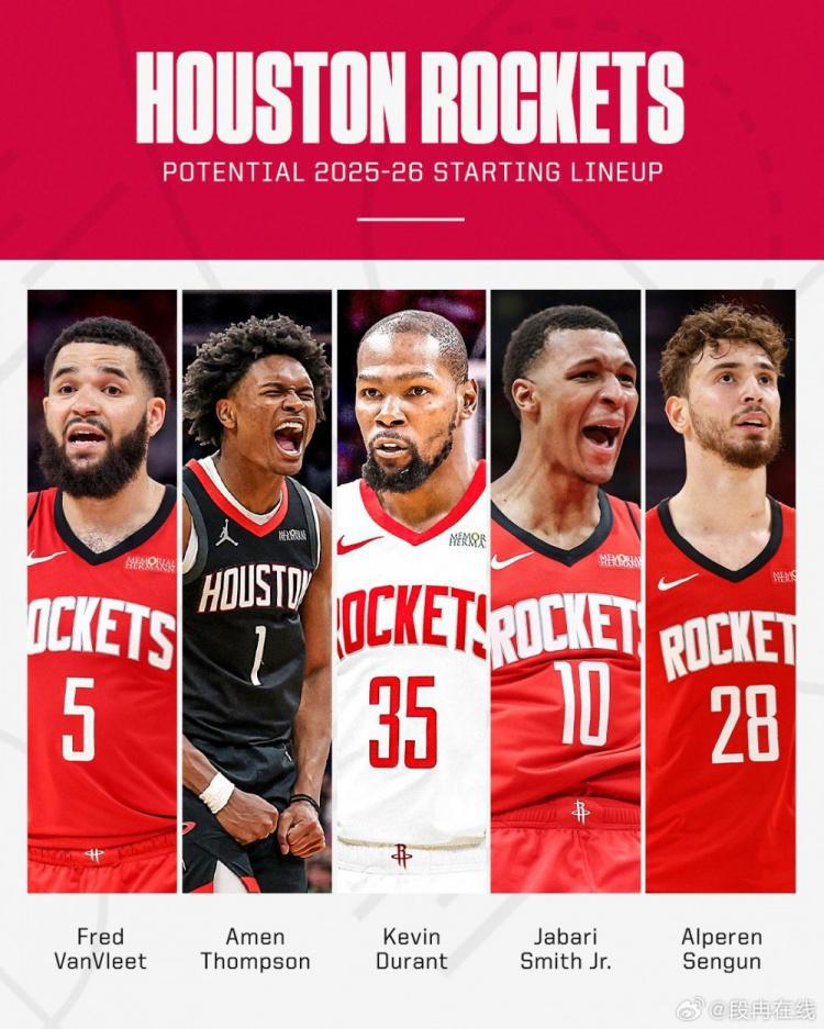 段冉：火箭稳赚不赔 关键时刻火箭需能把球投进的人 KD就是那个人