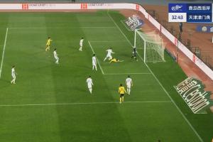 xingkong.com-不减当年！张修维风骚外脚背直塞+门前抢点破门，西海岸1-1津门虎